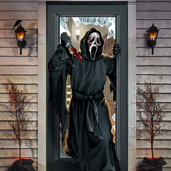 GhostFace Door Cover (Spirit Halloween)