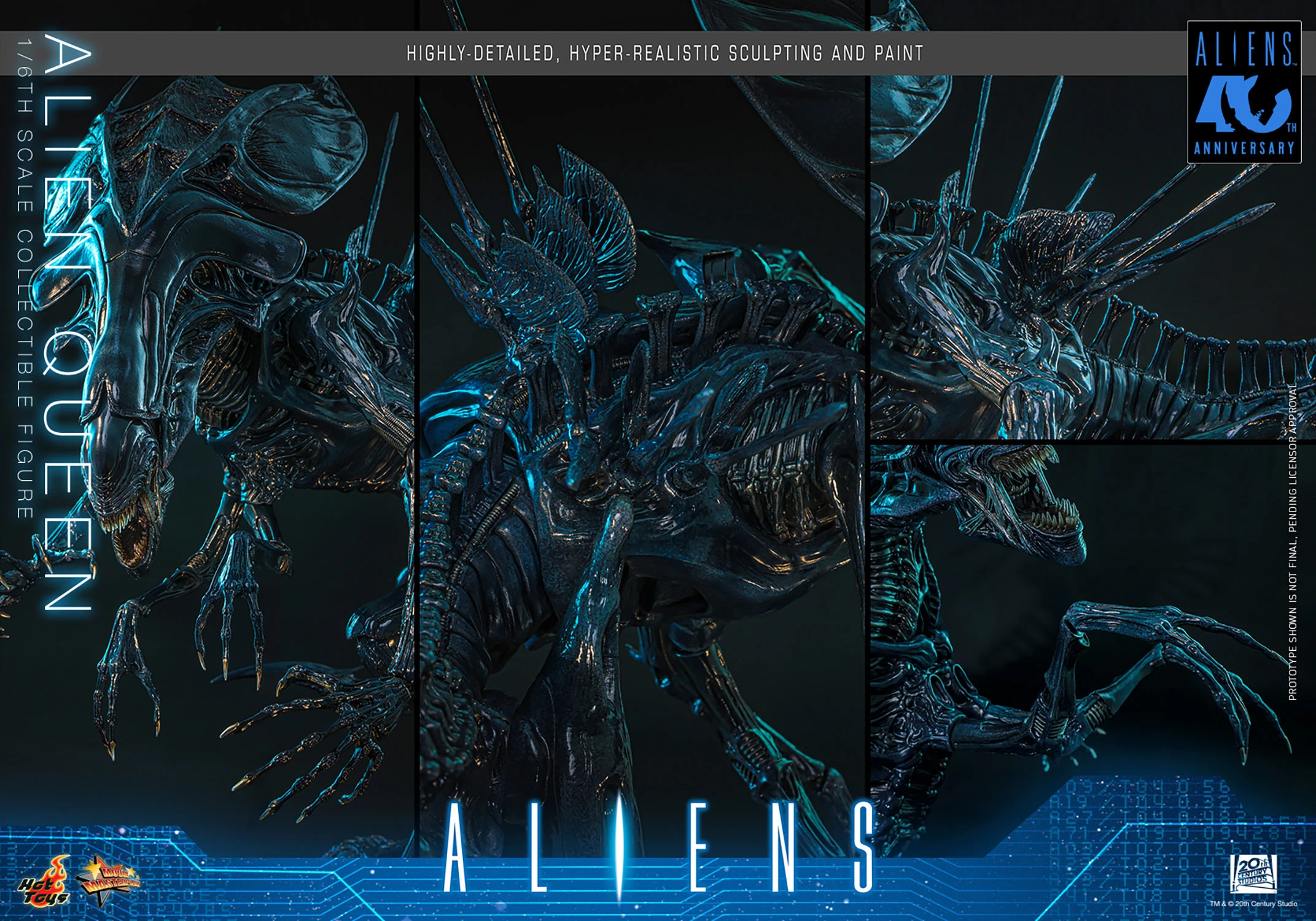 Hot Toys Aliens 40th Anniversary - Alien Queen 1/6 Scale Action Figure