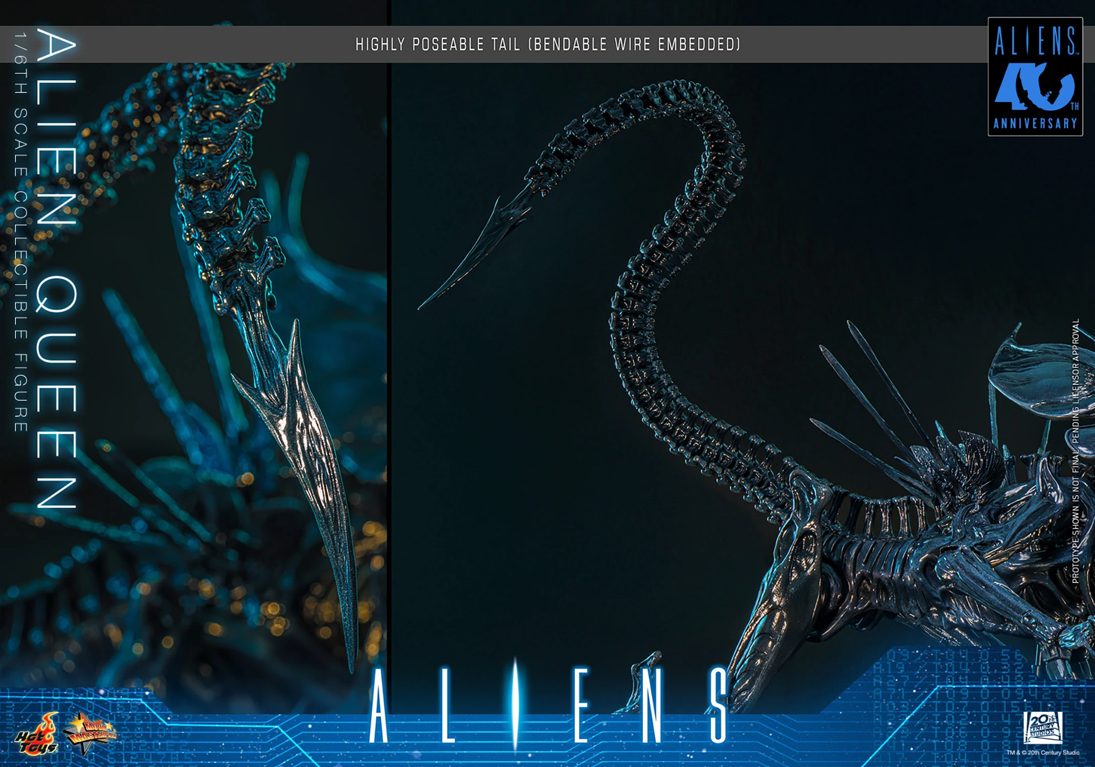 Hot Toys Aliens 40th Anniversary - Alien Queen 1/6 Scale Action Figure