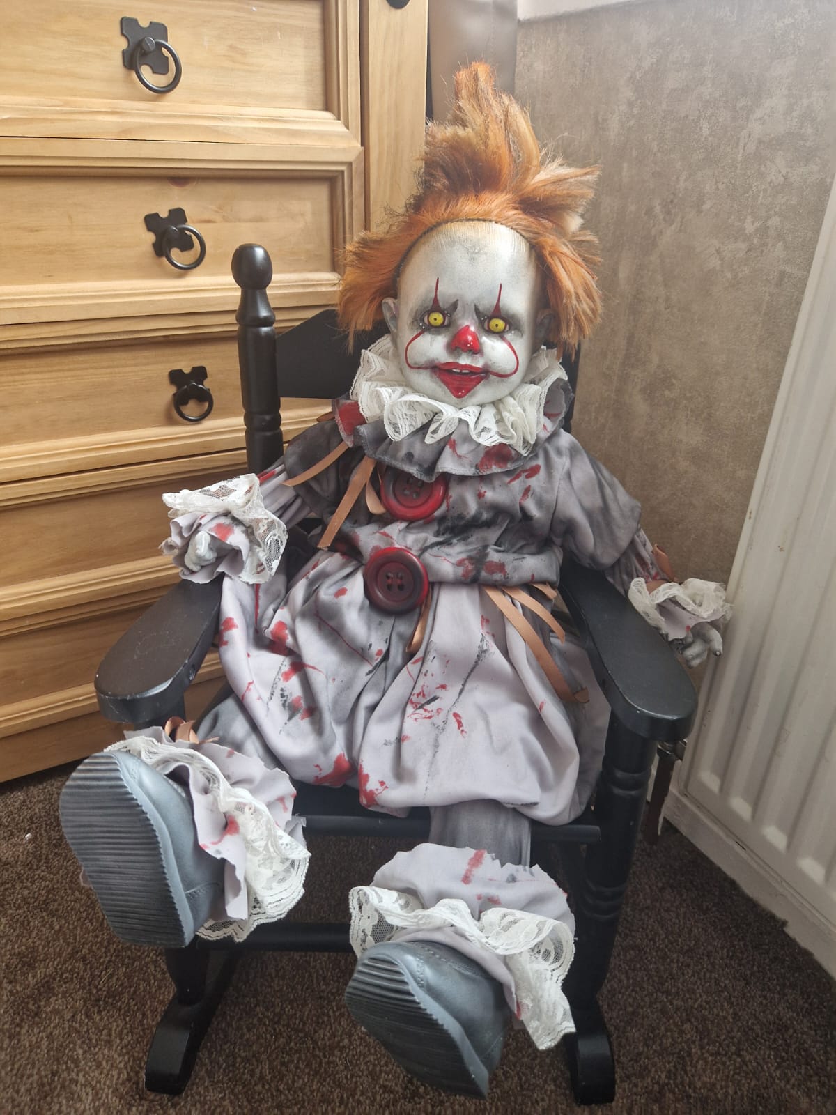 OOAK Scary Horror Doll - Dancing Clown