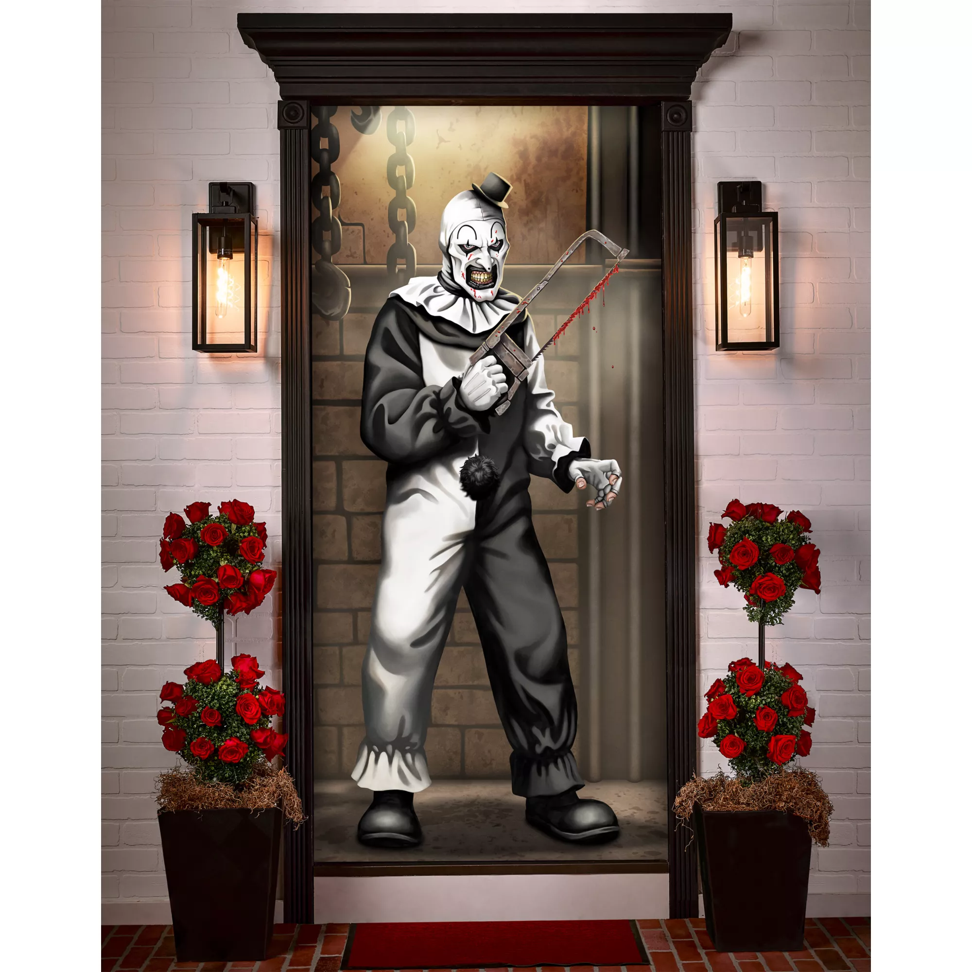 Terrifier - Art the Clown Door Cover (Spirit Halloween)