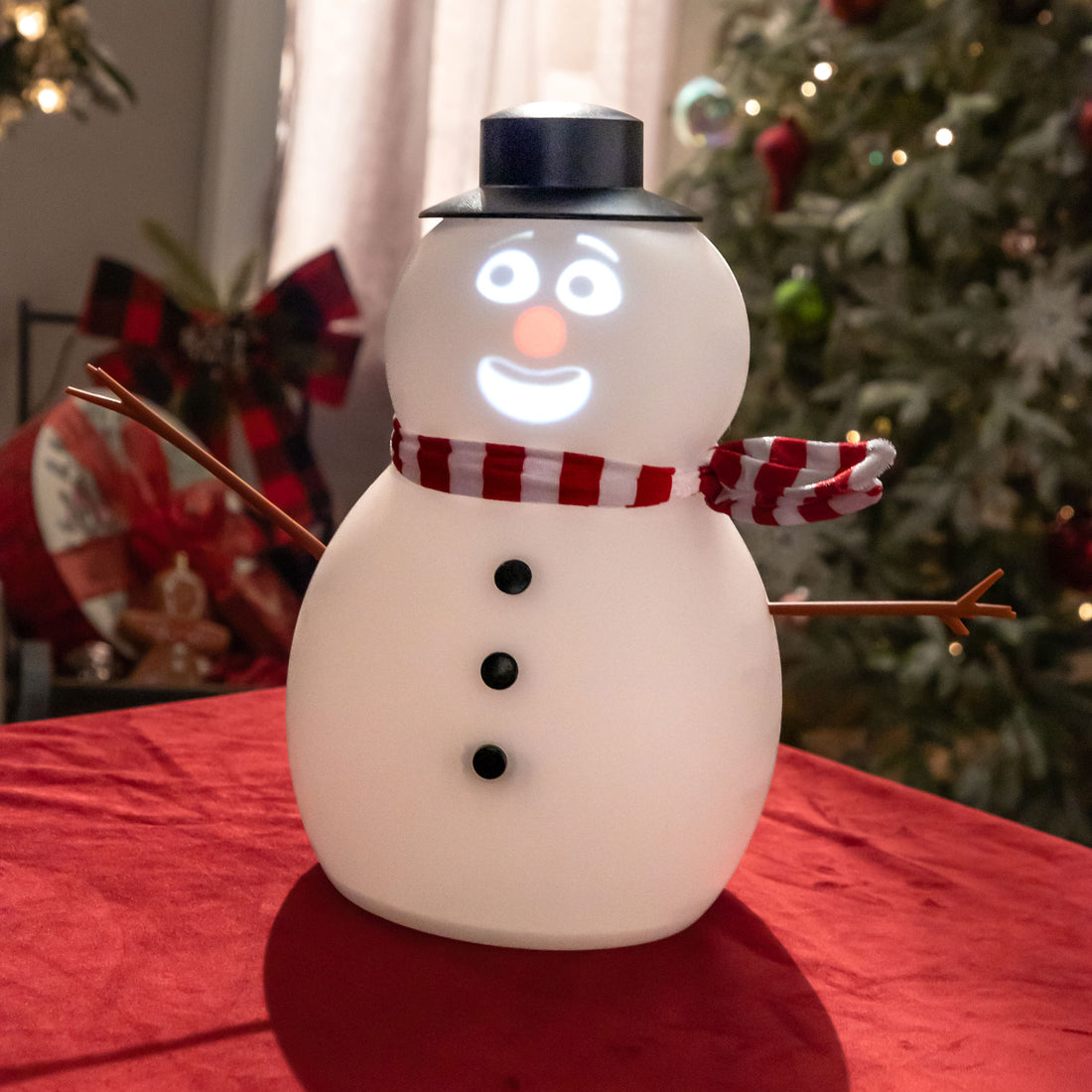 Animated Frostbyte Snowman with Projector & Speaker