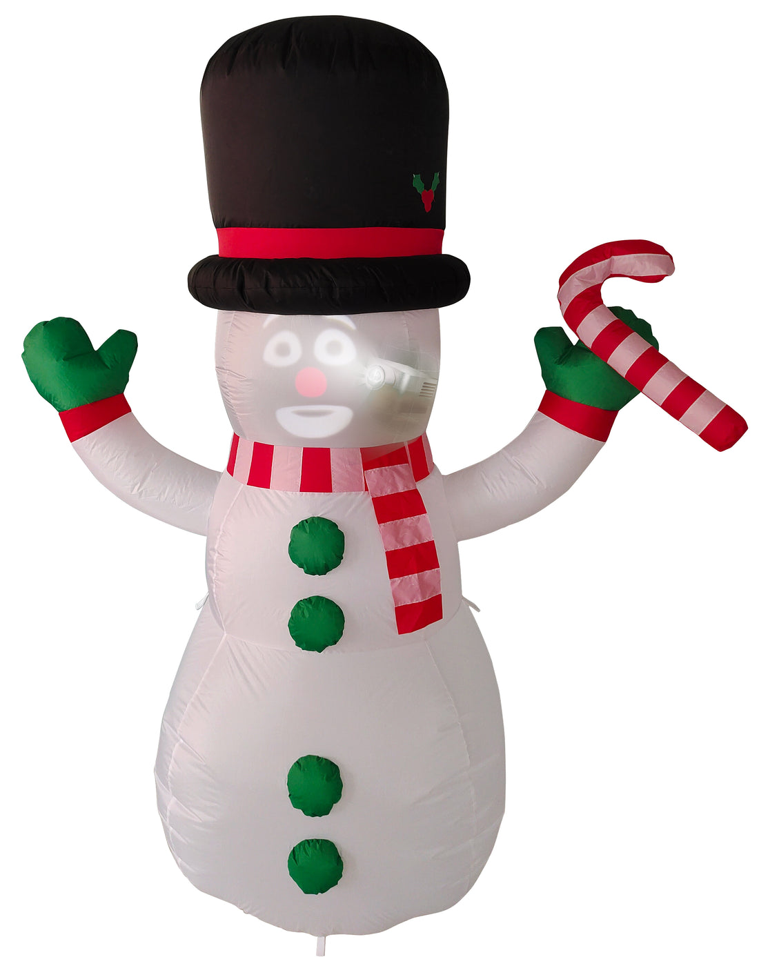 Animated Inflatable 7ft FrostByte with Projector & Speaker