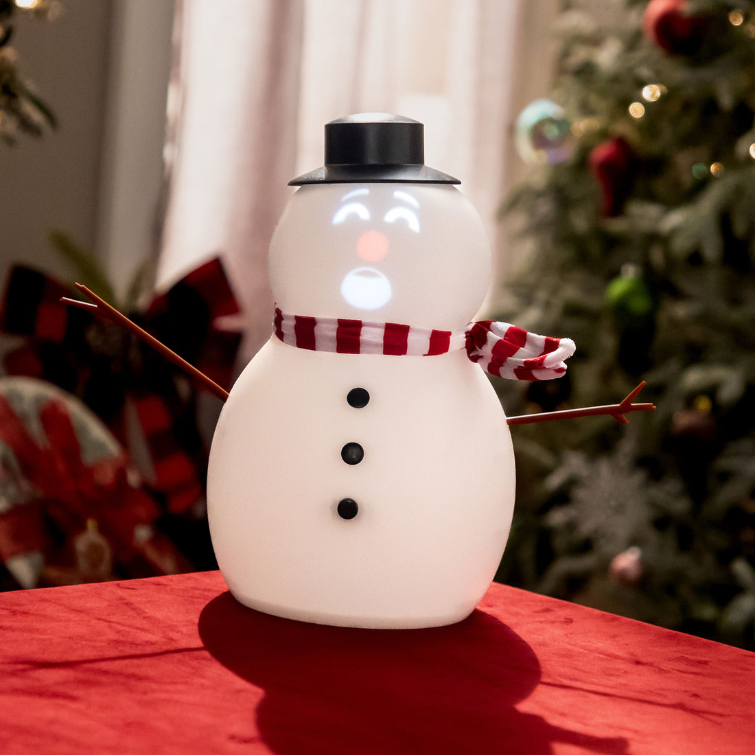 Animated Frostbyte Snowman with Projector & Speaker