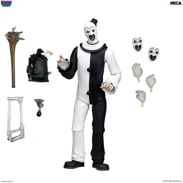 NECA Fortnite X Terrifier - Fortnitemares Art the Clown 7" Scale Action Figure