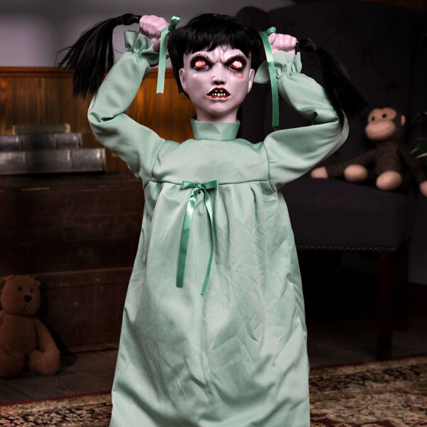 3ft Tantrum Tina the Doll Halloween Animatronic