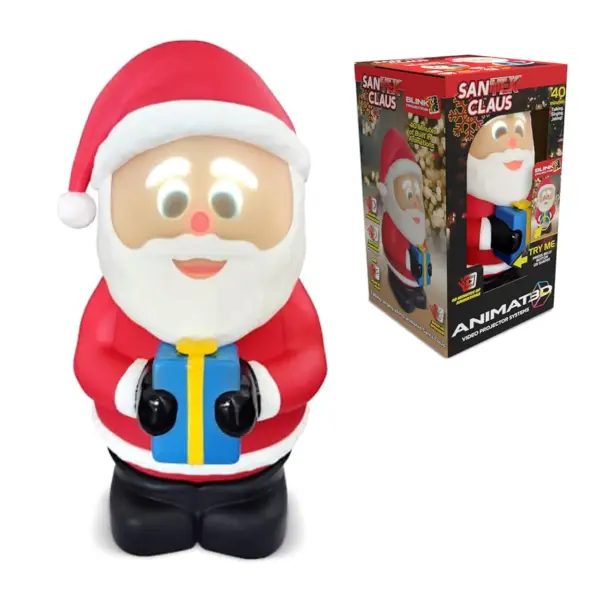 blinktech santa animated christmas decoration