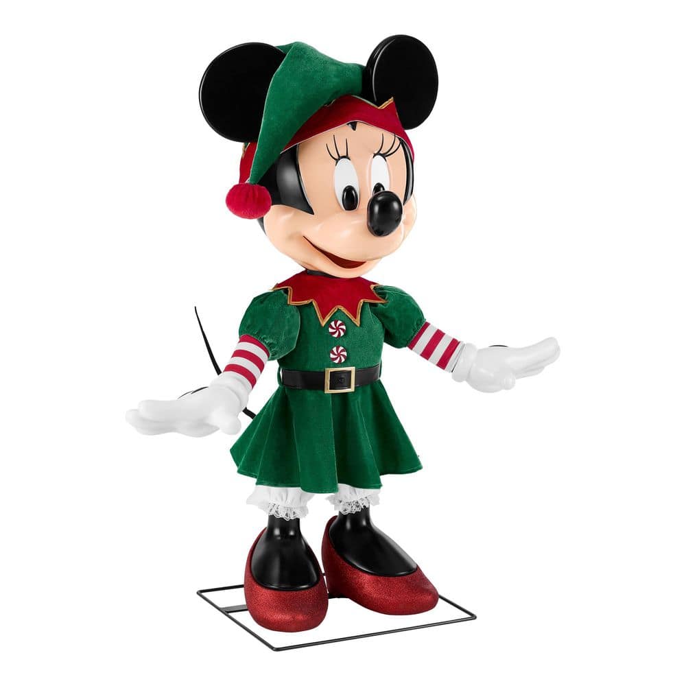 4ft Minnie Mouse Christmas Animatronic