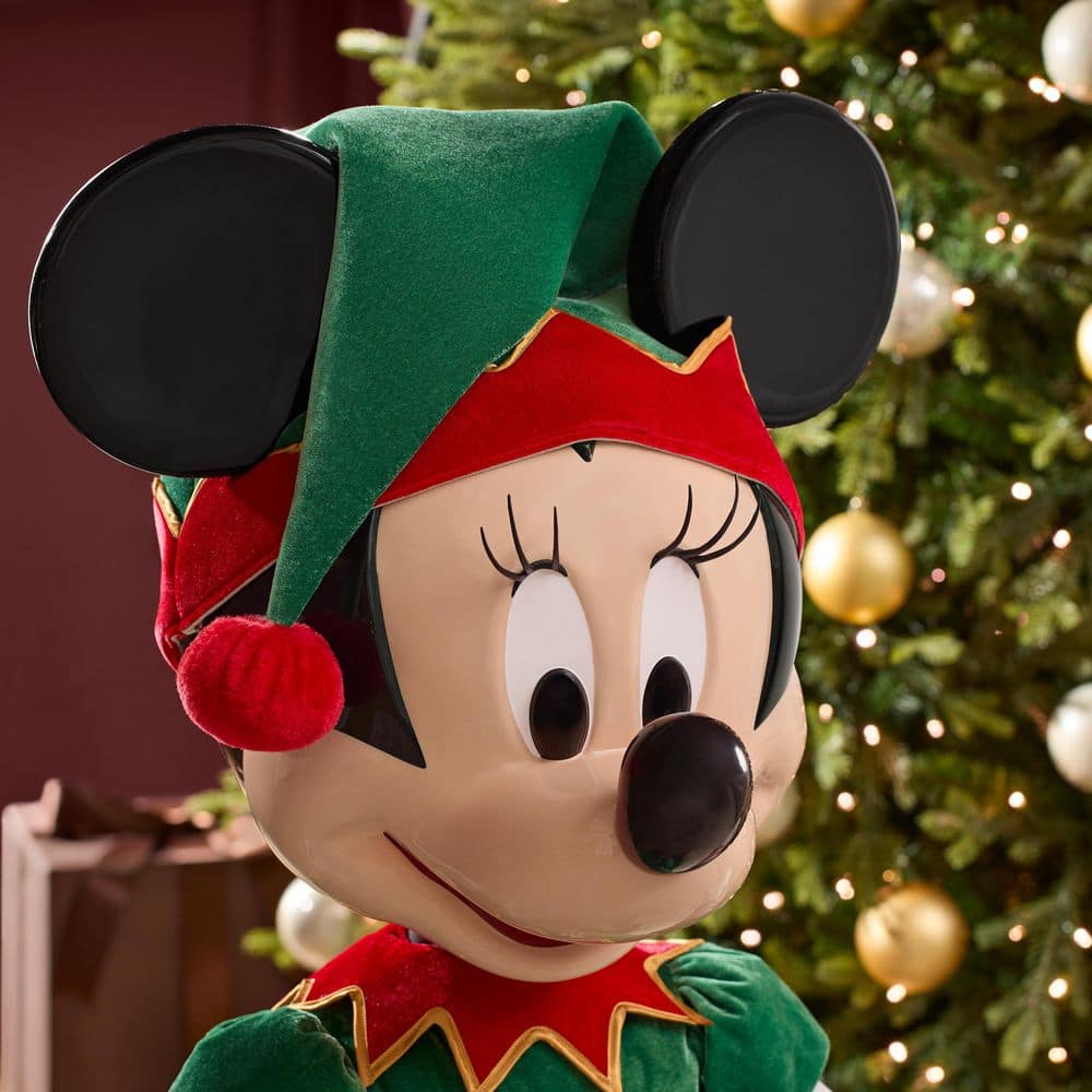 4ft Minnie Mouse Christmas Animatronic