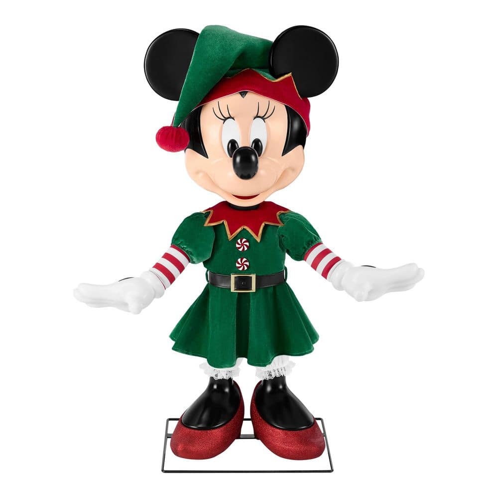 4ft Minnie Mouse Christmas Animatronic