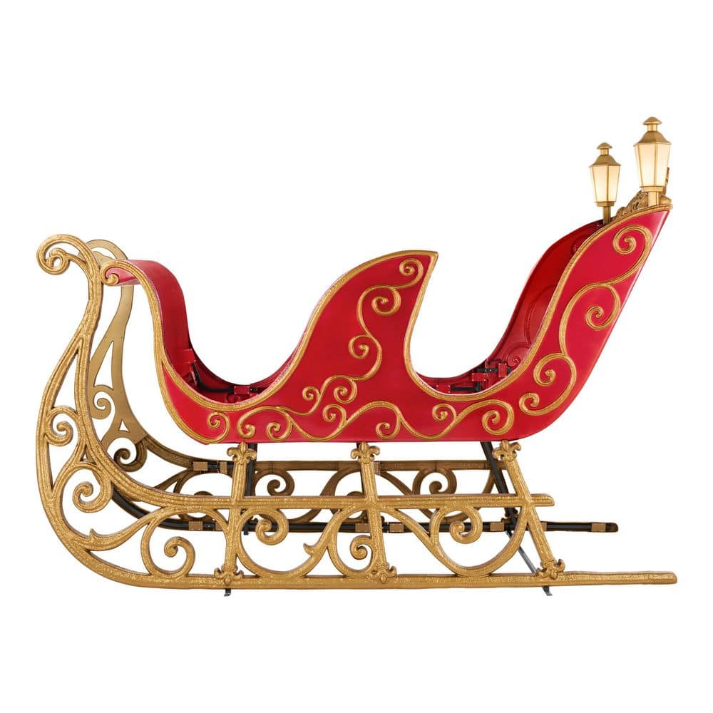 8ft Giant Santa's Sleigh Prop (Indoor / Outdoor)