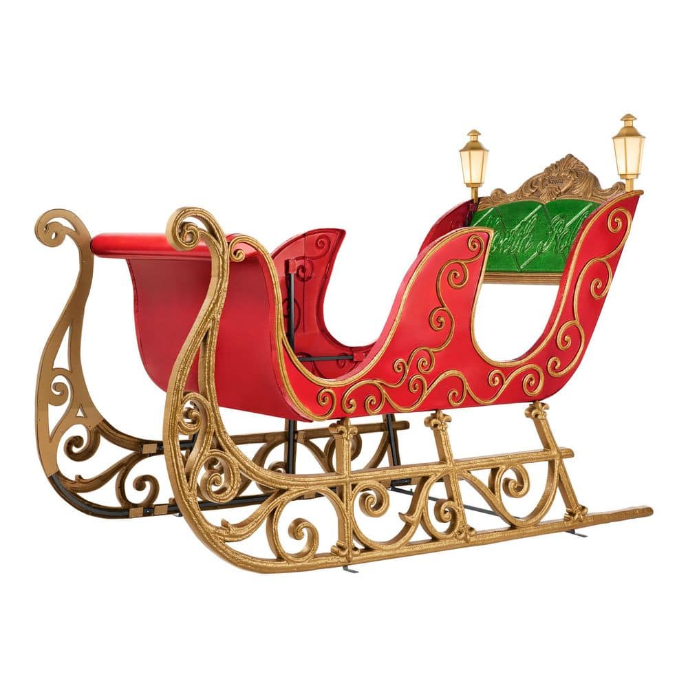 8ft Giant Santa's Sleigh Prop (Indoor / Outdoor)