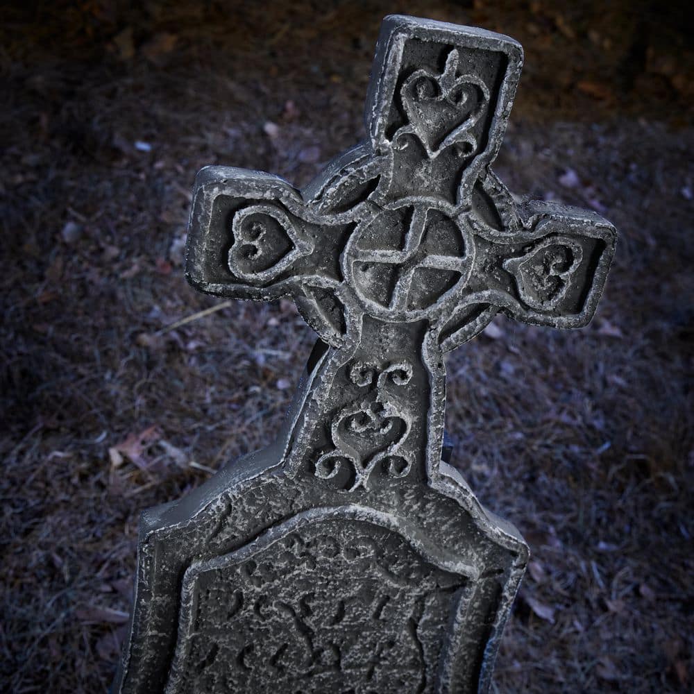 Set of 3 Halloween Tombstones