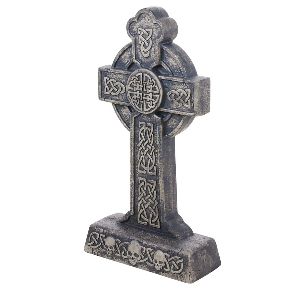 3ft Large Celtic Cross Blow Mould Tombstone