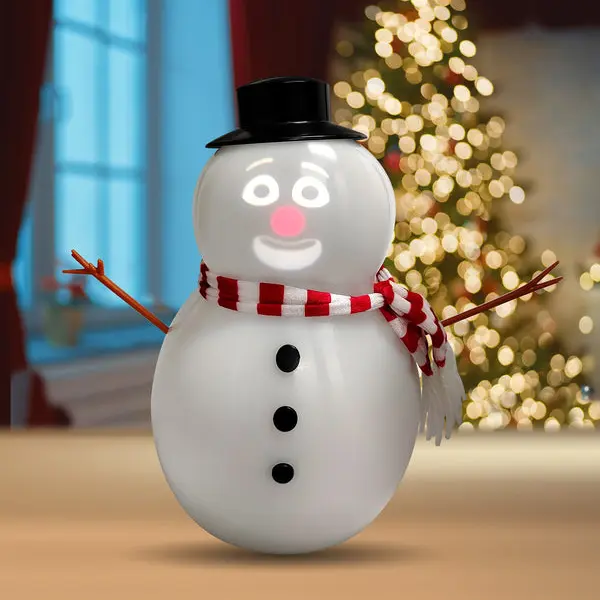 Animated Frostbyte Snowman with Projector & Speaker