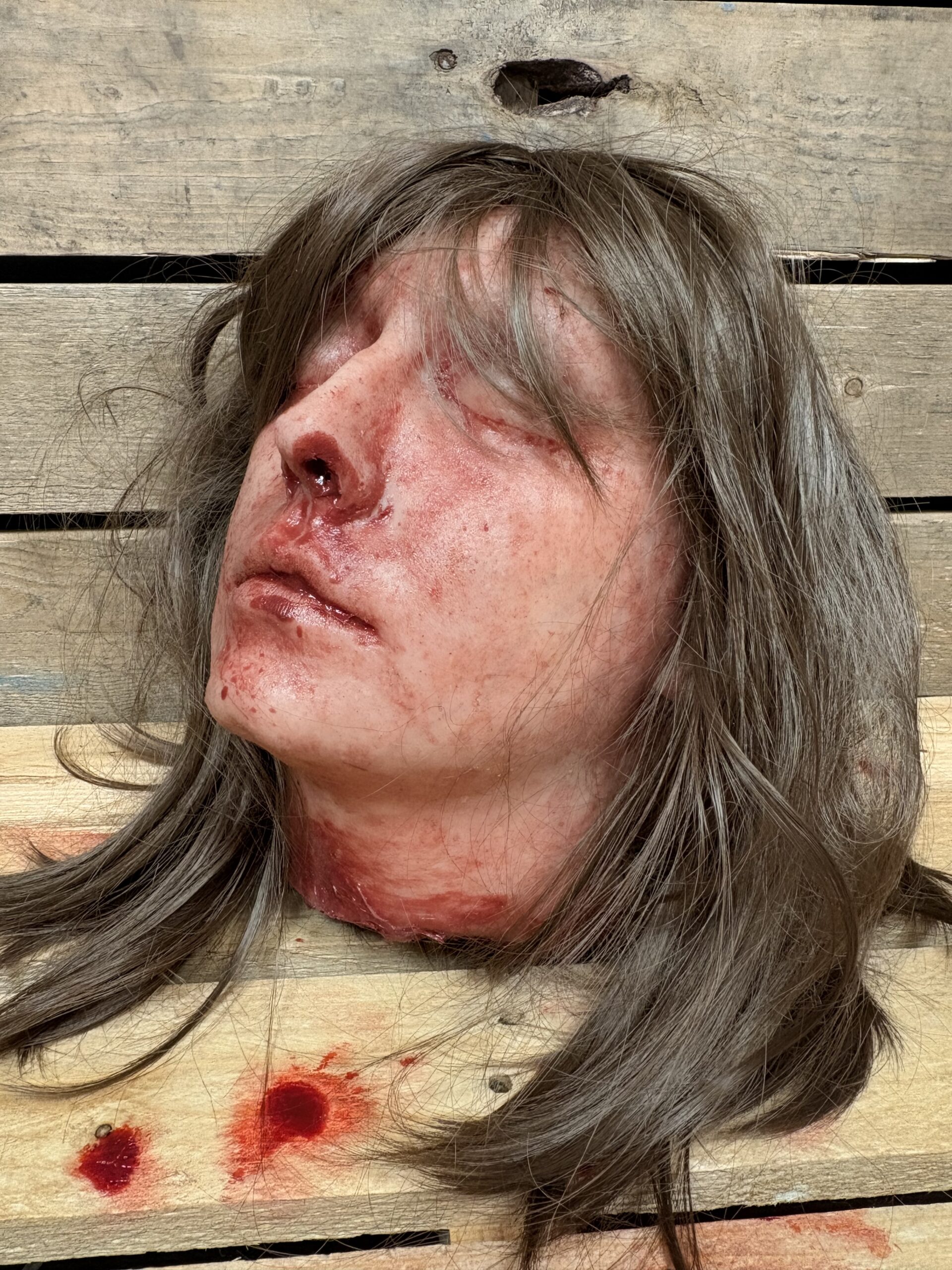 Silicone Female Severed Head - Rebecca