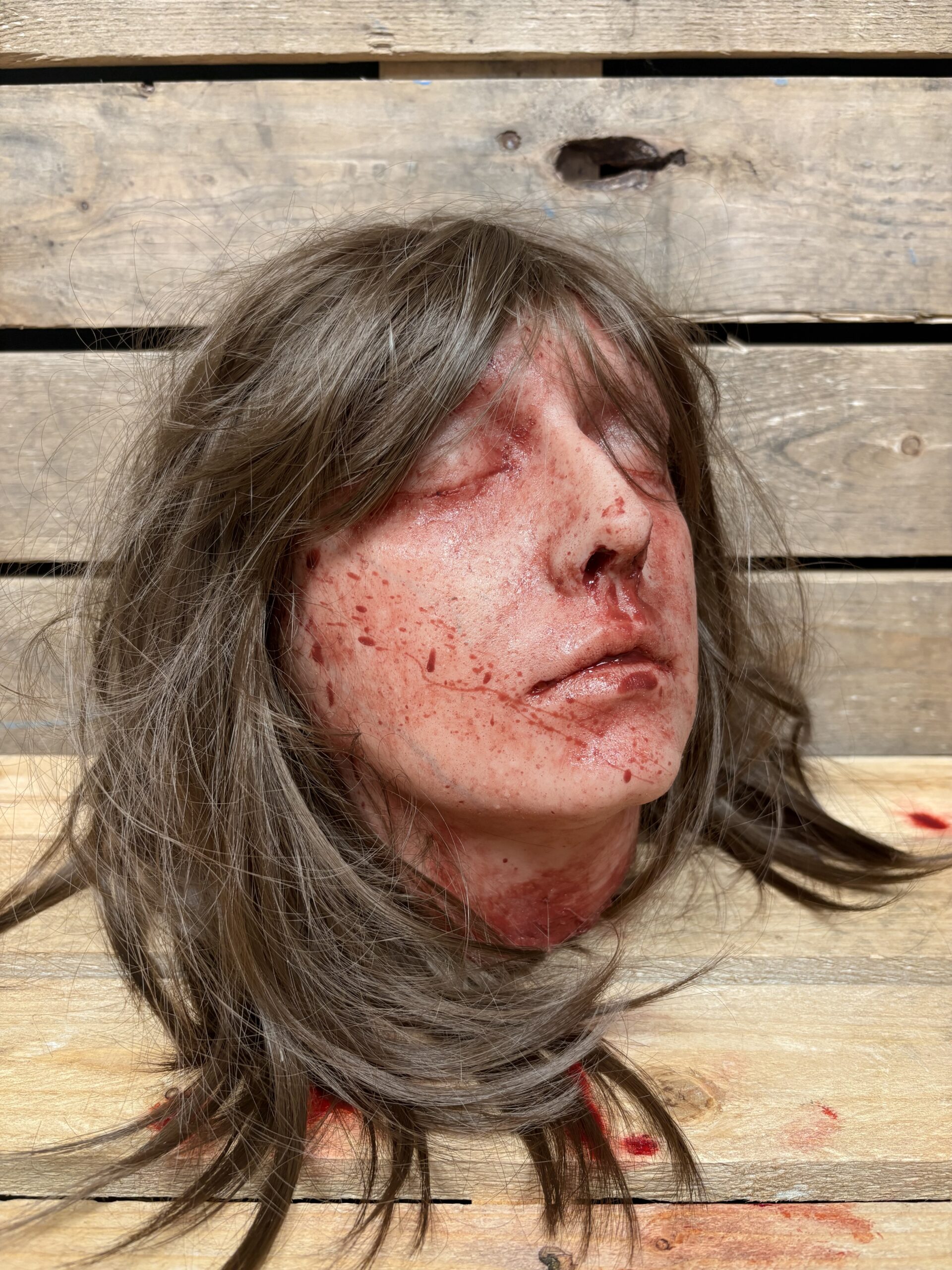 Silicone Female Severed Head - Rebecca