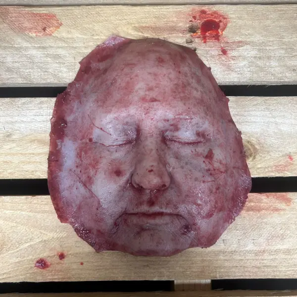 skinned human face jake