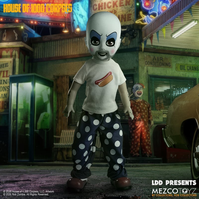 MEZCO Living Dead Dolls House of 1000 Corpses - Captain Spaulding