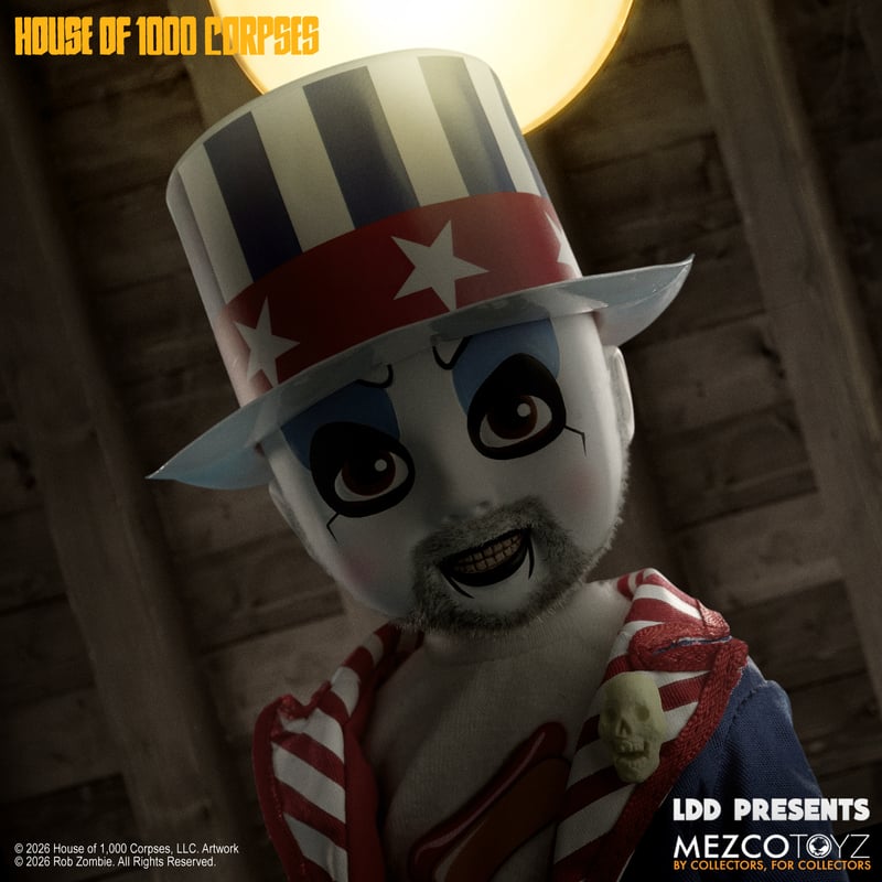 MEZCO Living Dead Dolls House of 1000 Corpses - Captain Spaulding