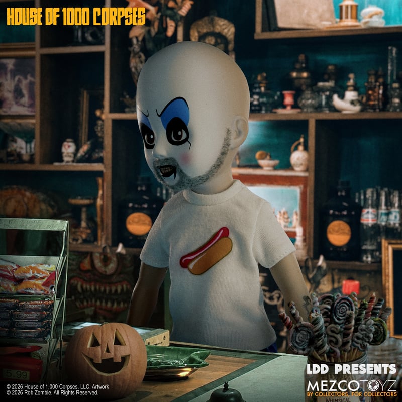 MEZCO Living Dead Dolls House of 1000 Corpses - Captain Spaulding