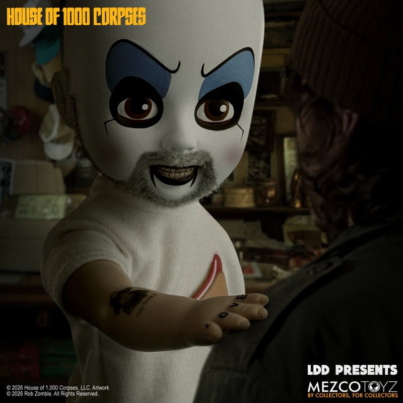 MEZCO Living Dead Dolls House of 1000 Corpses - Captain Spaulding