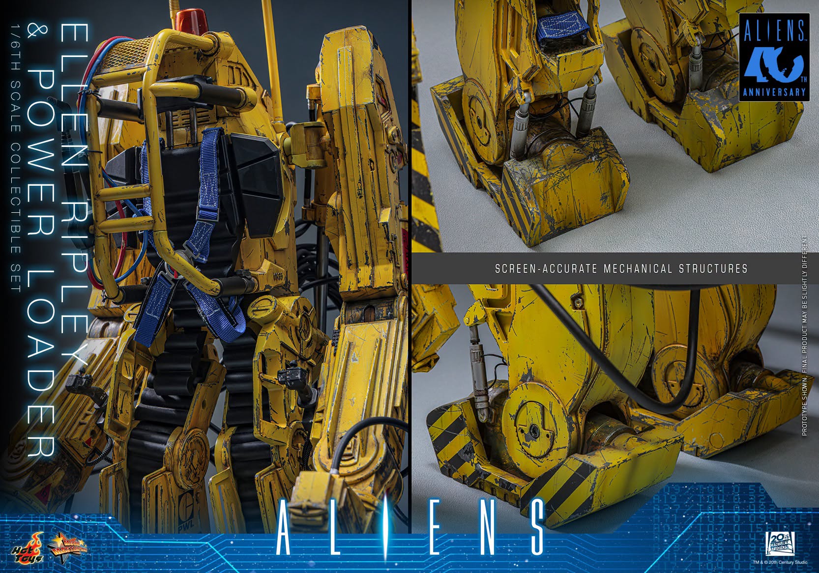 Hot Toys Aliens (40th Anniversary) – Power Loader & Ellen Ripley 1/6 Scale Action Figure