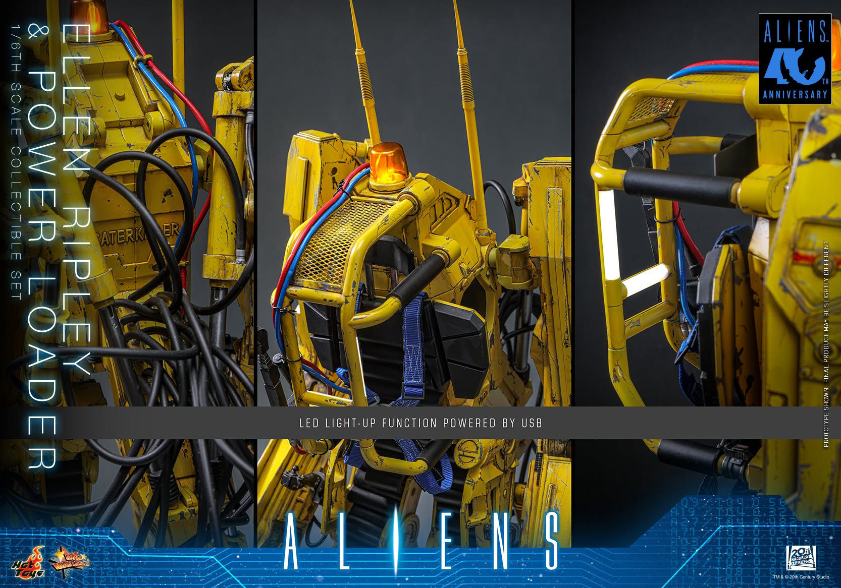Hot Toys Aliens (40th Anniversary) – Power Loader & Ellen Ripley 1/6 Scale Action Figure