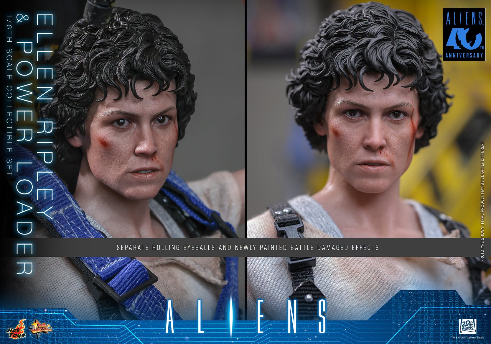 Hot Toys Aliens (40th Anniversary) – Power Loader & Ellen Ripley 1/6 Scale Action Figure