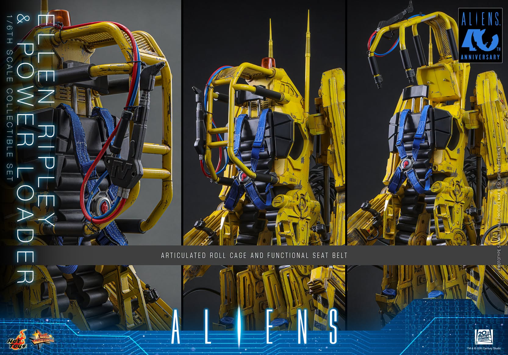 Hot Toys Aliens (40th Anniversary) – Power Loader & Ellen Ripley 1/6 Scale Action Figure