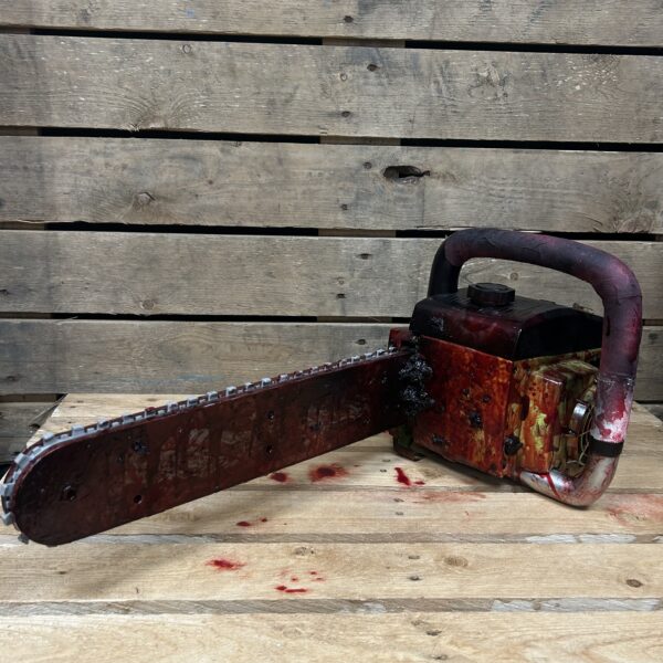 Texas Chainsaw Massacre Chainsaw Prop - Custom Bloody
