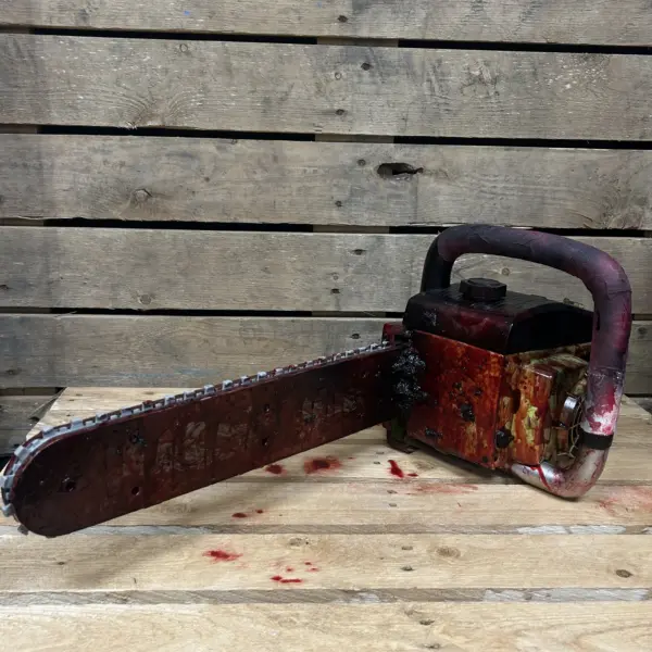 Texas Chainsaw Massacre Chainsaw Prop - Custom Bloody