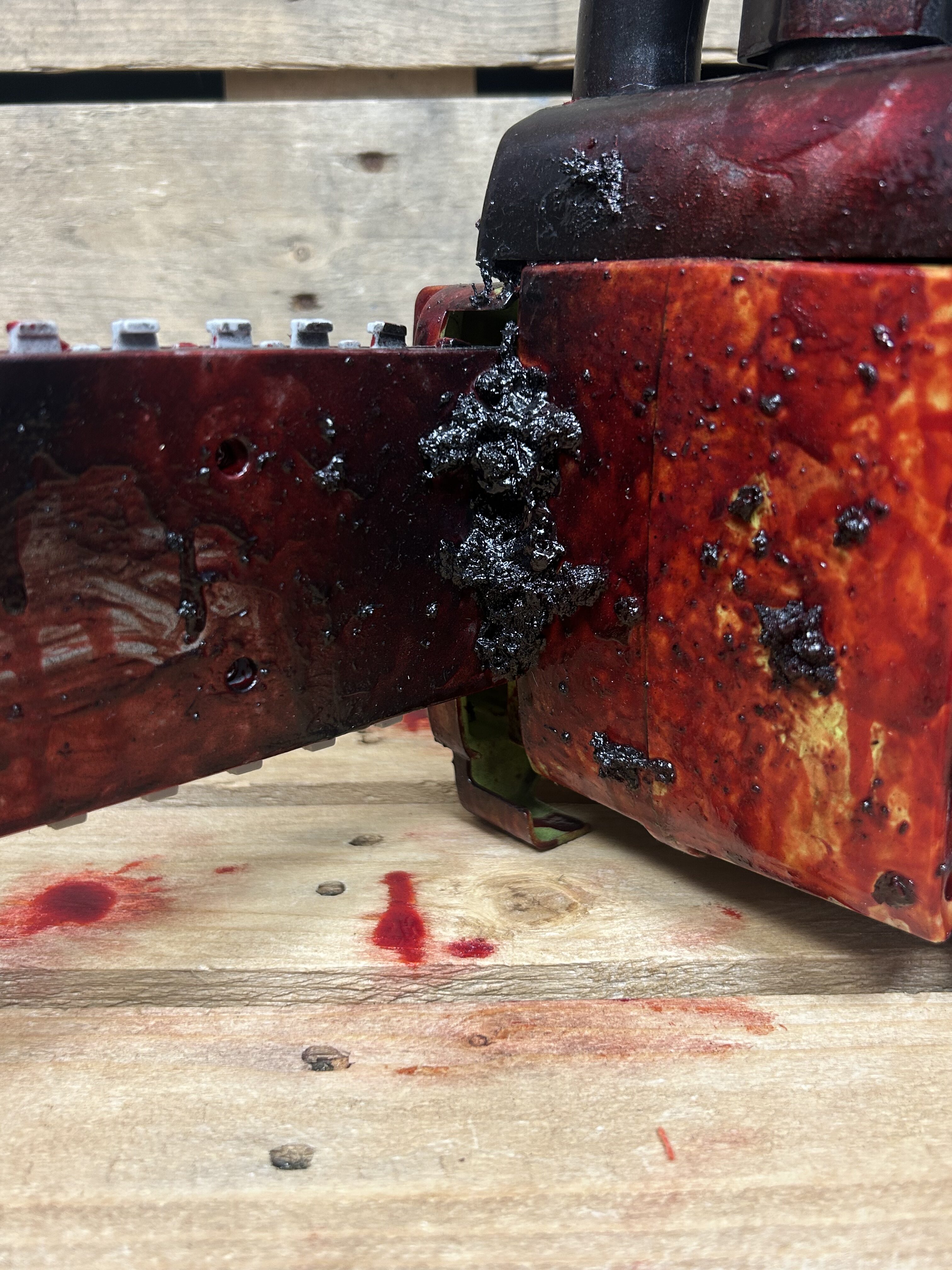 Texas Chainsaw Massacre Chainsaw Prop - Custom Bloody