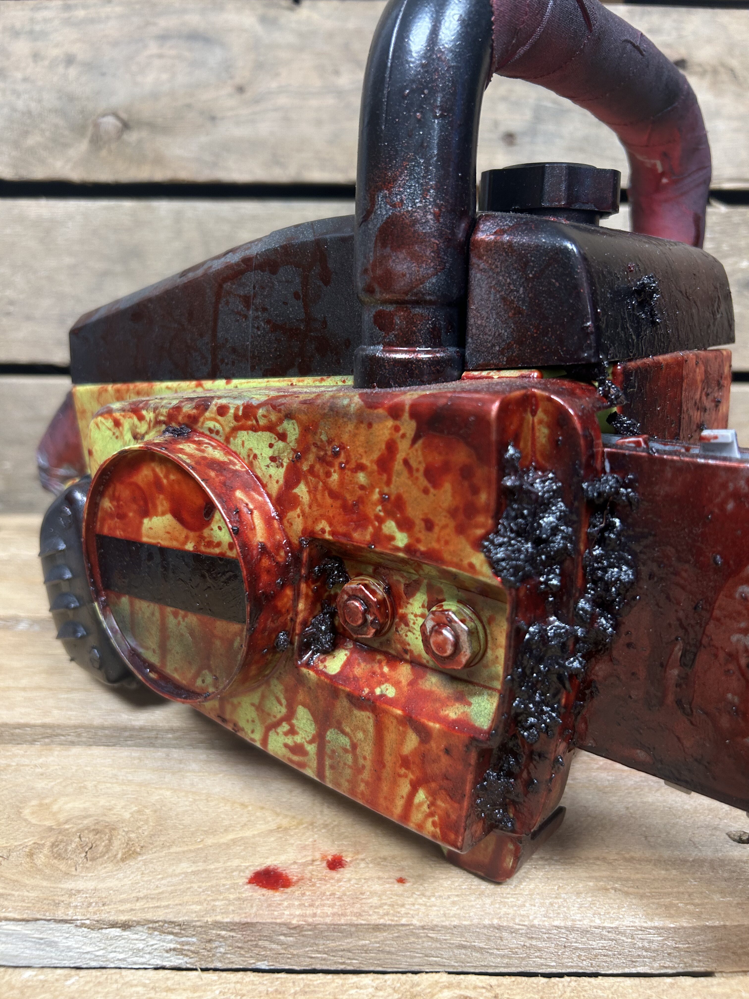 Texas Chainsaw Massacre Chainsaw Prop - Custom Bloody