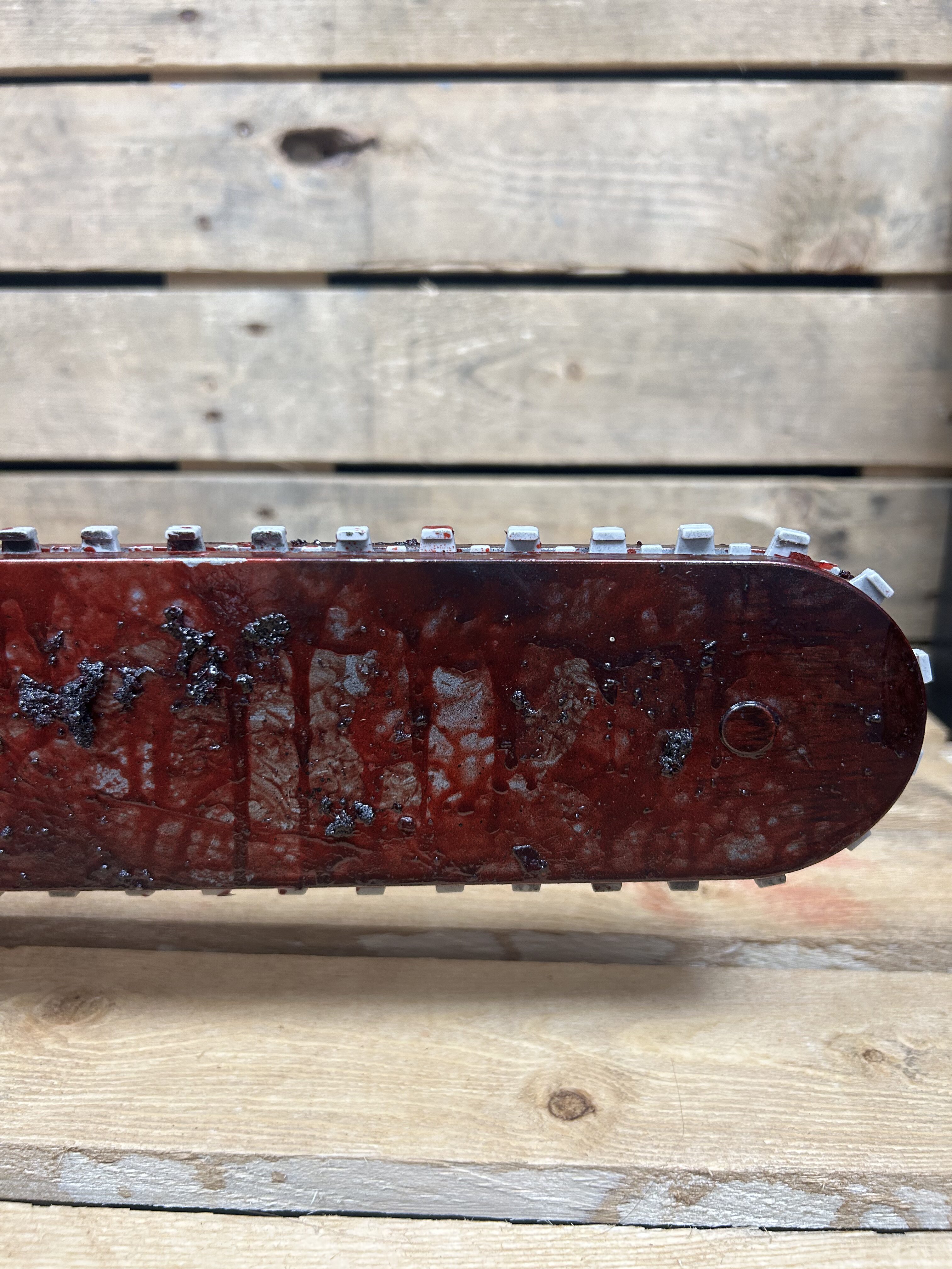 Texas Chainsaw Massacre Chainsaw Prop - Custom Bloody