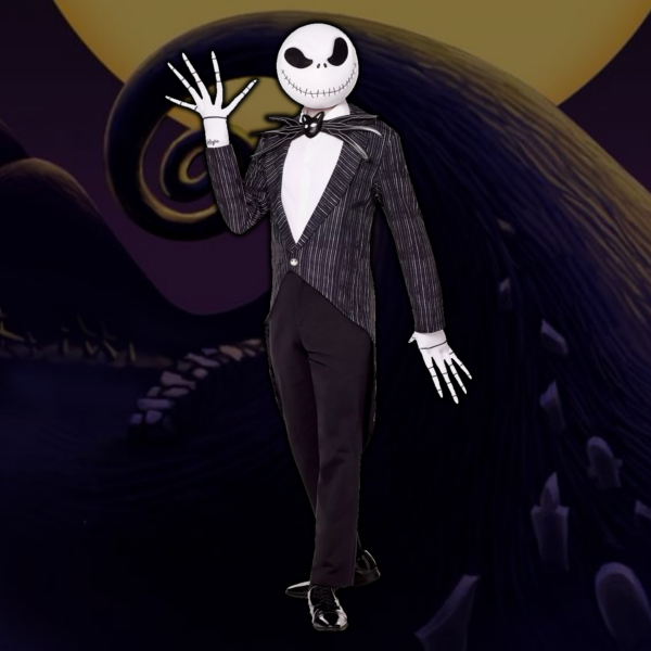 The Nightmare Before Christmas - Jack Skellington Suit Costume & Mask (Spirit Halloween)